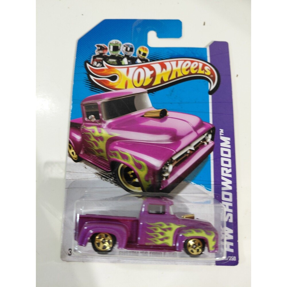 NIP Hot Wheels Showroom 1:64 Diecast Custom 1956 Ford F-100 Pickup Truck